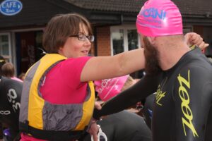 Wetsuit fitting for triathlon swim